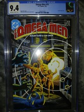 OMEGA MEN #10 (DC, 1/84) CGC 9.4 Near Mint (1st full LOBO story)