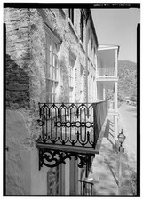 Photo:John G Wilson Building Masonic Hall Balcony View 1900s Stone Facade picture