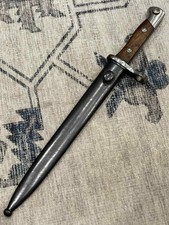 WW1 WWI Military Chilean Chile M1895 GERMAN MADE WKC Solingen Mauser Bayonet picture