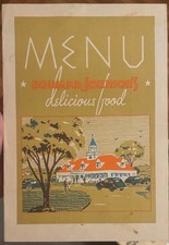 Vintage 1947 Howard Johnson's of Florida Restaurant Menu picture