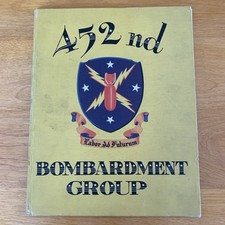 RARE WWII USAAF US Army Air Force 452nd Bombardment Group Theater Print 8th AAF picture