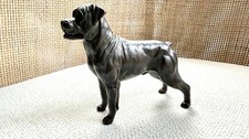Tony Acevedo Signed Rottweiler Bronze Cold Cast Dog Figurine Heavy Collectible picture