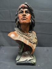 Hiawatha, the Great Iroquois Peacemaker, Chalkware Sculpture, 19in picture