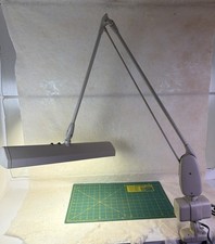 Vintage Dazor P-2134 Industrial Floating Articulating Desk Drafting Lamp Bronze picture