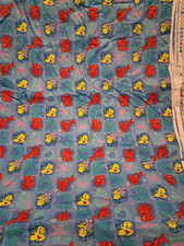 Vintage 1990s Disney The Little Mermaid Fabric Sebastian Flounder By the Yard picture