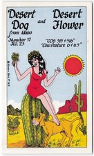 Desert Dog Flower Scratch & Sniff Postcard Idaho CB Radio Runnin Bare QSL #763 picture