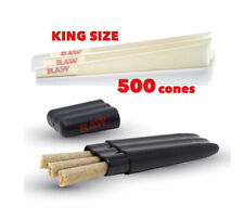 RAW organic cone king size (500PK)+raw three tree cone case smell proof picture