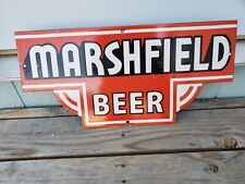Porcelain Marshfield Beer Sign 22