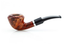 SAVINELLI ALDO VELANI Made In Italy Bullmoose Smooth Pipe +2 Filters C-12 picture