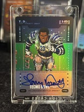 2026 Bo Jackson Battle Arena Tecmo Bowl Steel Autograph T.D. Tony Dorset Cowboys picture