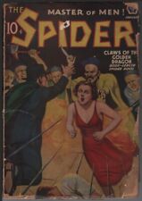 Spider 1939 January.     Pulp picture