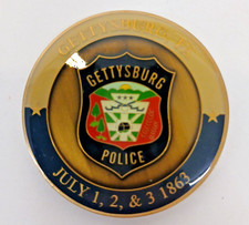 Gettysburg PA Police Challenge Coin picture