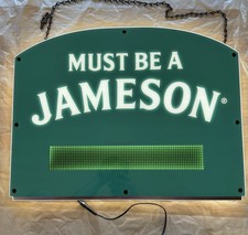 Jameson Irish Whiskey Light Up CUSTOMIZABLE LED (APP CONTROL) Pub Sign Bar RARE picture