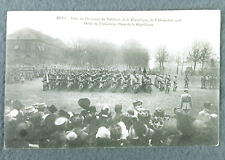 METZ FETES EN DECEMBRE 1918 DEFILE DE L ARTILLERIE PLACE REPUBL Antique Postcard picture