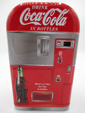 Coca-Cola Vending Machine Tin Bank Red Drink Coca-Cola Coke Bottle Retro picture