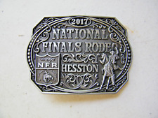 National Finals Rodeo Hesston 2017 NFR Youth (Small) Cowboy Buckle New Wrangler picture