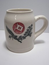 Vintage Harvard Beer Ale Luxor Ivory Mug Stein Christmas 1938 picture
