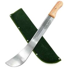 Caribbean Panga Machete - Metal Blade With Canvas Sheath Overall 24
