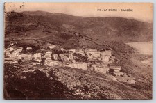 Cargèse Corsica Scenic View 1926 Vintage Postcard POSTED picture