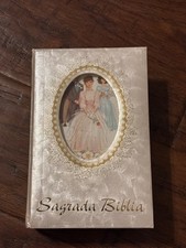 Sagrada Biblia Selecta 1991 Católica Español Ilustrada Canto Dorado 6.5x4.6 picture