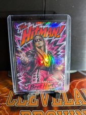 Bret Hart Custom Art Trading Card – Fan Made Collectible picture