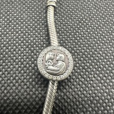 Pandora Disney 2017 Snow White Prince Charming Loves First Kiss 80th Anniv Charm picture