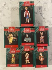 HALLMARK 1991 WINNIE-THE-POOH-COLLECTION 7PC COMPLETE SET 100 ACRE WOOD FRIENDS picture