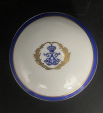 Oficina Real Porcelain Trinket Box Royal Navy Crest Museum Anniversary Portugal picture