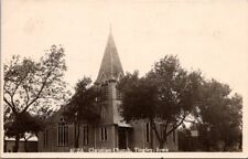 RPPC TINGLEY IA Iowa Christian Church Real Photo Postcard PM 1911 4072A picture