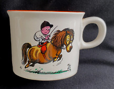 Pfaltzgraff / Norman Thelwell Design ~ Jockey & Horse Mug ~ **Chip** picture
