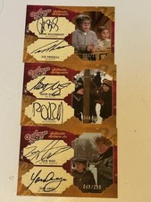 Cryptozoic A Christmas Story Set of 3 Dual Auto Cards - Billingsley, Schwartz ++ picture