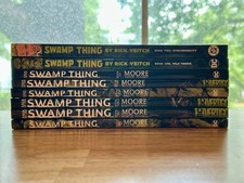 DC Saga of the Swamp Thing Alan Moore books 1-6 + Veitch books 1-2 new/used mix picture