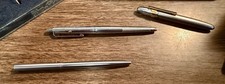 Lot of 3 Vintage FISHER SPACE PENS AG7, Bullet & M5 Ballpoint Pen w/ Boxes picture
