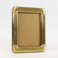 Vtg FETCO Gold-Toned Rectangle Picture Frame - Fluted Columns Art Deco Designs picture