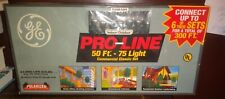 GE Pro-line Commercial Grade White String Lights 50ft - 75ft   Clear In Out Door picture