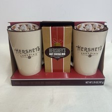 Hershey Chocolate Mug Set of 2 Ceramic 16oz Tall Coffee Cocoa Cups Galerie 2020 picture