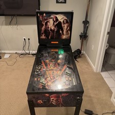 Pirates Of The Caribbean Dead Man's Chest Pinball Machine 3/4 size NOT FULL SIZE picture