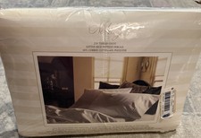 VTG New Nobility TWIN DEEP FITTED Bed Sheet Only Ivory picture
