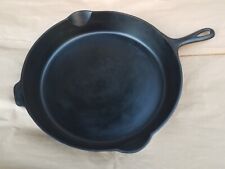 Griswold Cast Iron Skillet #12 Small Block Logo With Heat Ring 719 D Erie PA picture