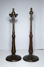 2 HANDEL TABLE LAMP BASES Need Sockets picture