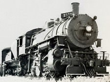 c1956 Union Pacific 535 C-57 2-8-0 Steam Excursion Albany WY Railroad Photo picture