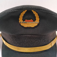 Vintage Superior Uniform Co. Airline Pilot Hat-Comair Delta Connection-SZ 7 3/4 picture