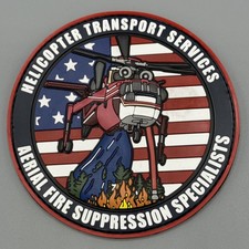 U.S. Helicopter Transport Services Patch Aerial Fire Suppression Specialists picture