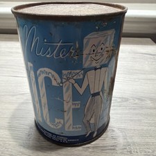 Vintage UNIQUE Tin / Can Sealed Mister Ice Freezit Corp Texas / Canned Ice 1950s picture