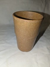 VINTAGE HALSEY U.S. MILITARY MELAMINE MESS HALL TUMBLER STACKABLE CUP  4.5 