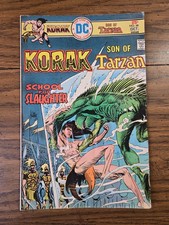 DC Comics: Korak Son of Tarzan School for Slaughter #59 1975 Last add Pg Missing picture