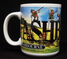 ASHBOURNE IMPORTED IRISH COFFEE LIQUEUR CUP/MUG, NEW picture