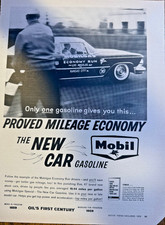 Vintage Magazine Advertisement 1959 Mobil The New Car Gasoline picture