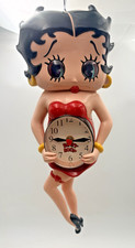 Vtg 2008 Betty Boop 3D Animated Motion Wall Clock NJ Croce SEE VIDEO 17