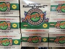 HEMPIRE KING SIZE THIN HEMP ROLLING PAPERS BOX 50 INDIVIDUALLY SEALED PACKS picture